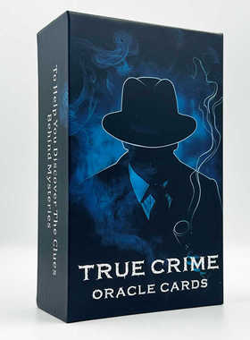 真罪神谕卡True Crime Oracle Deck 心理卡12x7cm天地盖英文卡牌