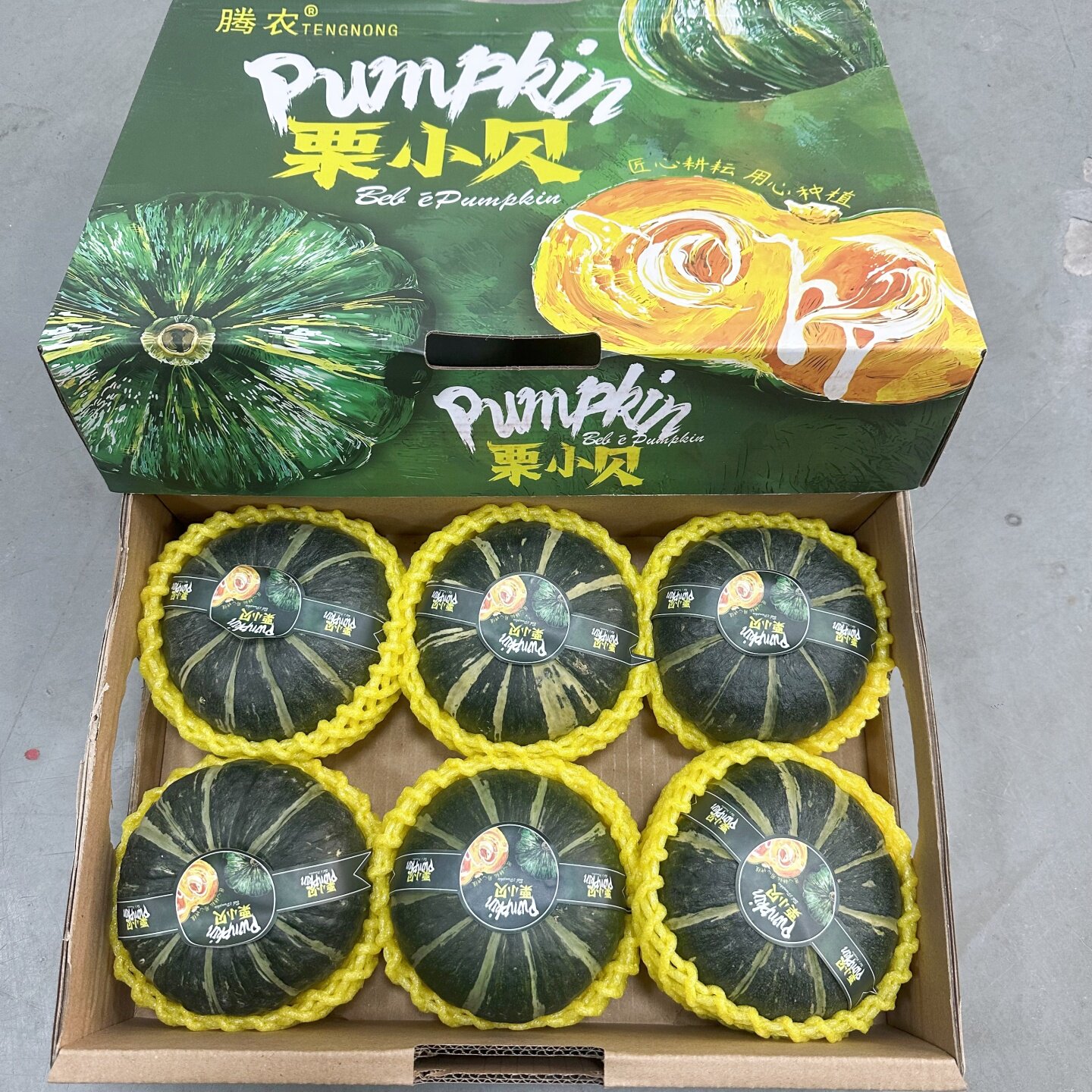 现货贝贝小南瓜板栗味5-6只礼盒辅食香甜糯贝贝南瓜新鲜好吃包邮