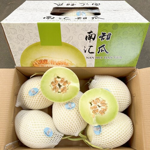 上海南汇玉菇甜瓜9斤礼盒装蜜瓜