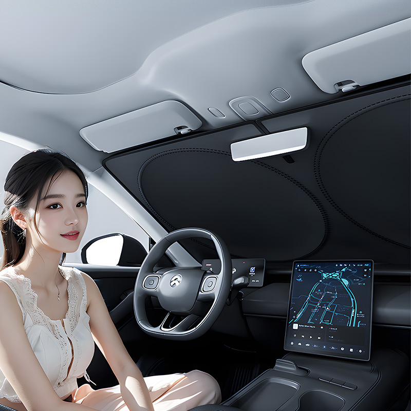 汽车隔热遮阳档前挡玻璃遮阳板