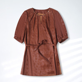 桑蚕丝老料国风提花小衫 上衣06S0182