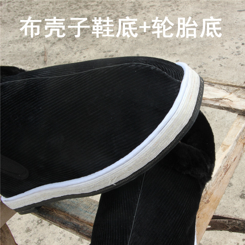 湖南邵阳手工棉布鞋防滑保暖