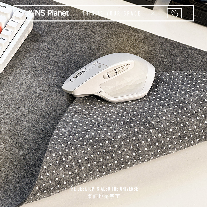 NS Planet毛毡鼠标垫超大桌垫高级感笔记本电脑键盘垫防滑办公垫