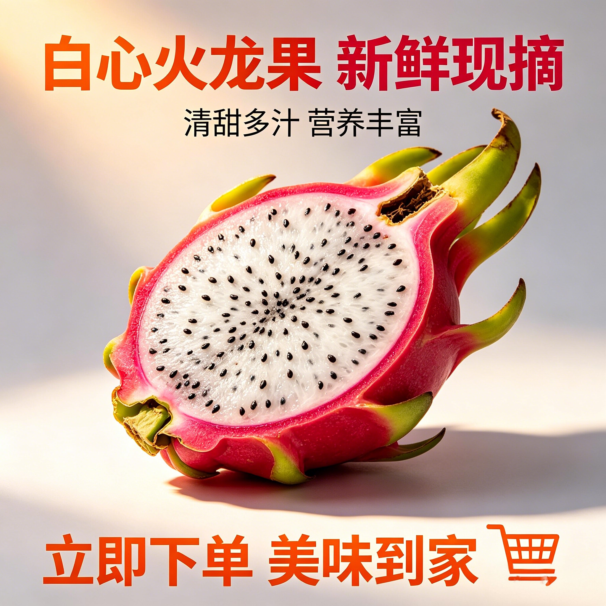 西双版纳白心火龙果清甜多汁包邮