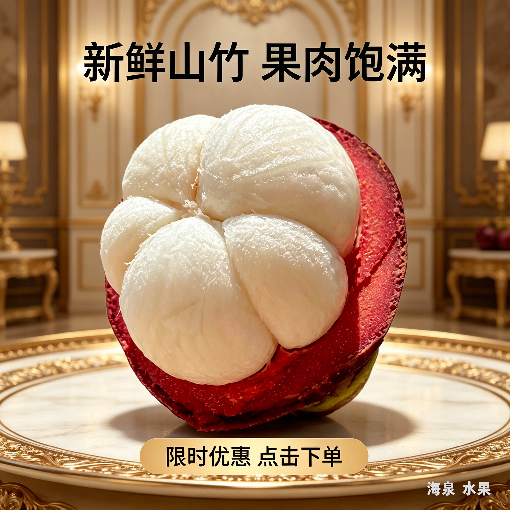顺丰包邮当季泰国山竹新鲜大果一咬爆汁清甜爽口果肉饱满严选特级