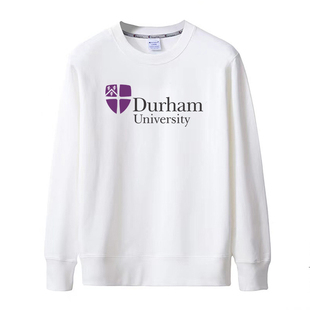 新款杜伦大学Durham纯棉纪念衫男女衣服春秋季薄款套头宽松卫衣