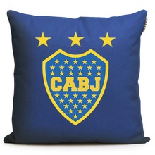 新款博卡青年队Boca Juniors纪念品南美足球周边球迷汽车抱枕沙