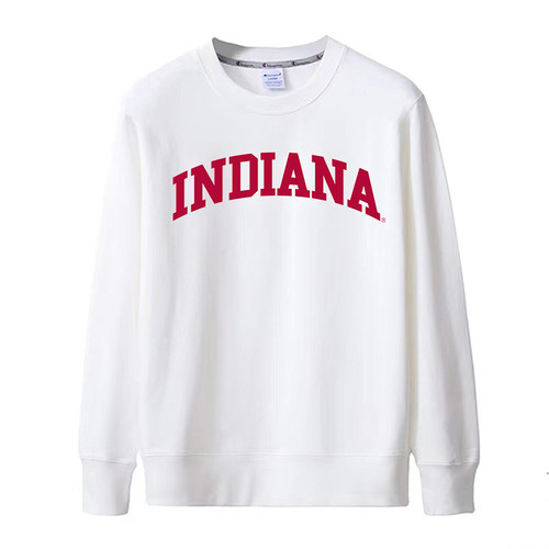 新款Indiana University美国印第安纳大学纪念衫纯棉薄款套头卫