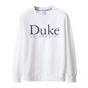 新款Duke University杜克大学周边纪念衫纯棉薄款衣服男女套头卫