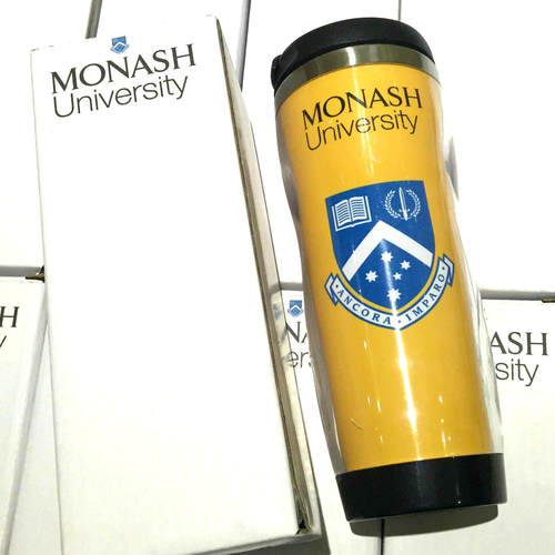 莫纳什大学Monash纪念品澳大利亚名校周边咖啡杯定制水杯