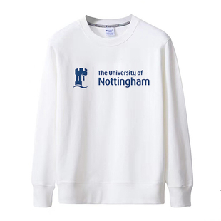 新款英国诺丁汉大学诺大UoN纯棉纪念衫衣服薄款套头宽松卫衣
