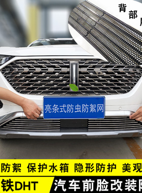 22款长城魏牌拿铁DHT中网改装亮条 汽车前杠专用配件防虫网装饰条