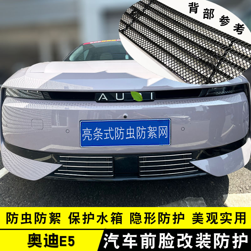 上汽奥迪E5中网防虫网改装防护件
