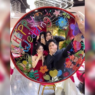 婚礼出片神器diy自制多巴胺凹凸镜新婚礼物品送闺蜜新娘创意礼物