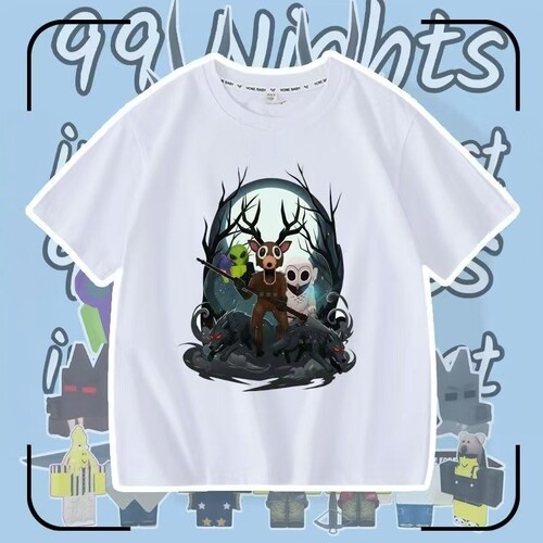 Nights in the Forest森林中的99夜纯棉短袖男女童学生百搭T恤衫
