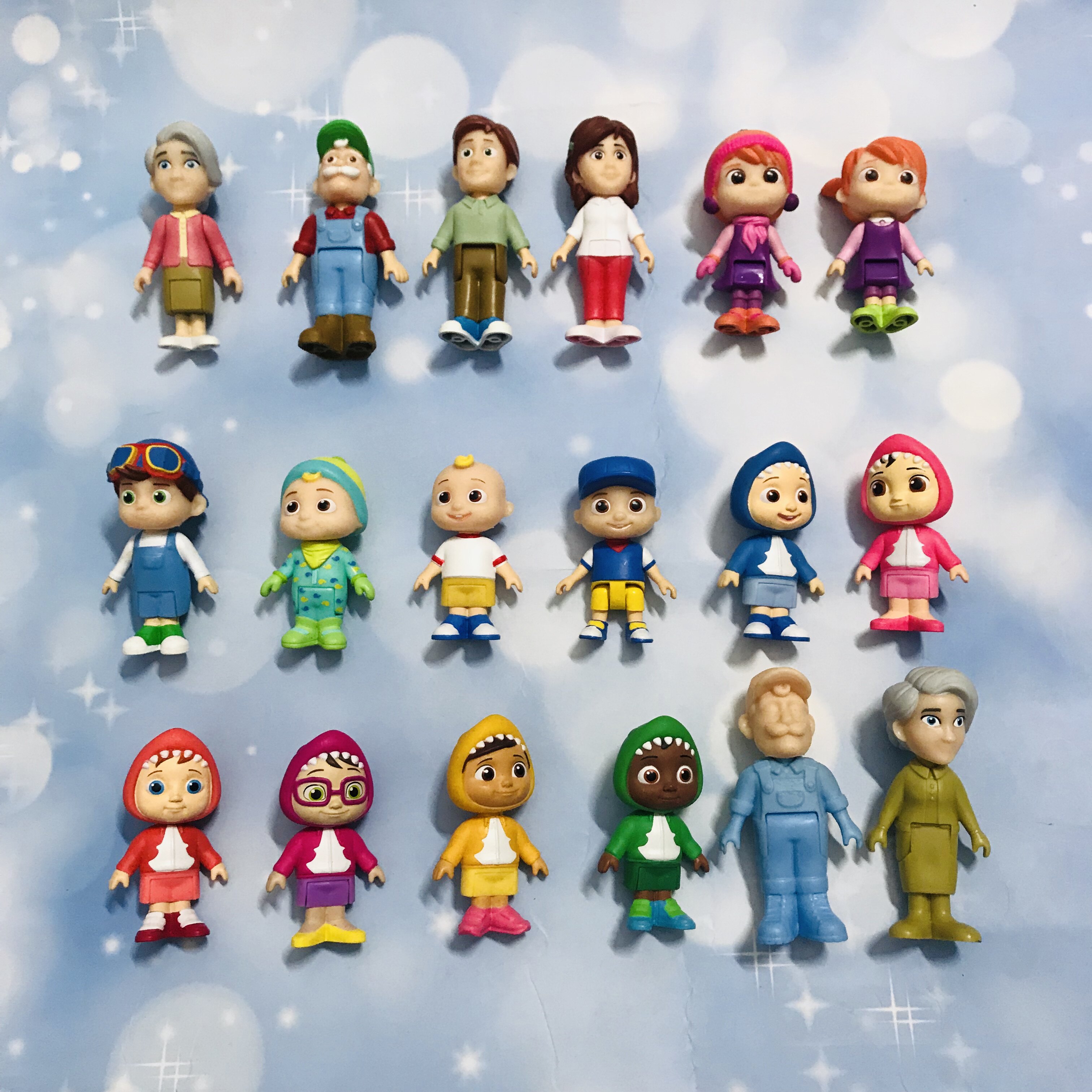 正版散货 超级宝贝jojo 西瓜校巴宝贝cocomelon可动手办公仔玩具