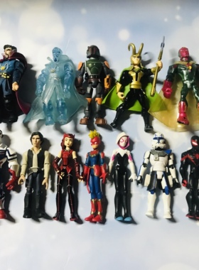 TOYBOX正版漫威复仇者联盟可动女蜘蛛侠星战5寸可动人偶手办模型