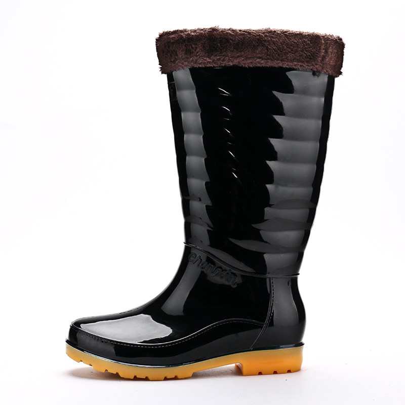 Chaussures - bottes caoutchouc homme pour hiver - semelle tendon - Ref 959938 Image 3