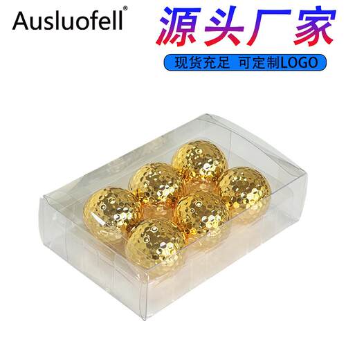 厂家直供高尔夫电镀金色球
