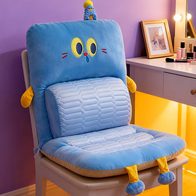 乳胶连体坐垫靠背一体办公室座椅