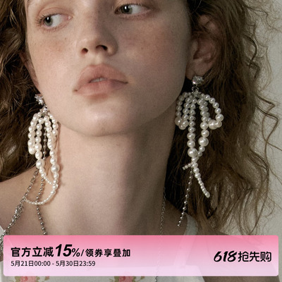 1PSTUDIO锆石珍珠耳钉