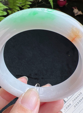 正圈55圈口缅甸天然A货老坑种翡翠手镯玉镯子平洲直供011D0128