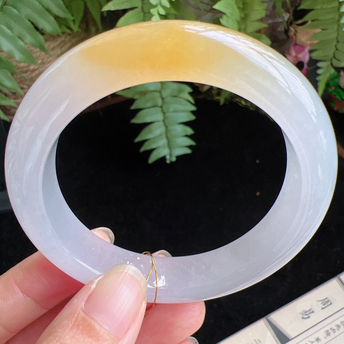 53圈口缅甸天然A货老坑种翡翠手镯玉镯子平洲直供编号055D0624E