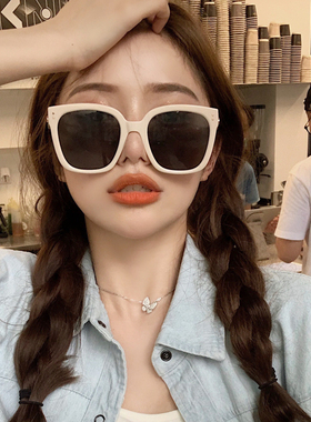 网红款太阳眼镜偏光复古男女方形