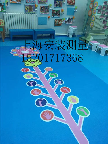 简约定制3D仿真立体塑胶地板装饰健身房舞蹈教室瑜伽室耐用耐磨