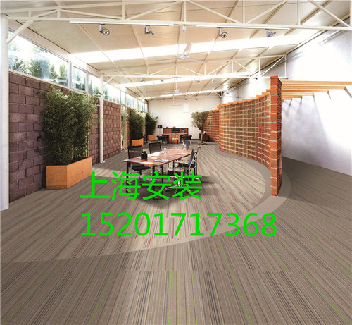 办公室地毯方块可拼接大面积满铺酒店写字楼商用PVC大于里昂条纹