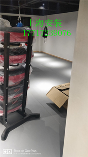 塑胶地板拳击室健身房舞蹈室PVC运动地板地胶上海可上门测量安装