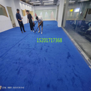 弯头纱地毯加厚防火阻燃珠宝店地毯寺庙大殿红色地毡丙纶超绒卷材