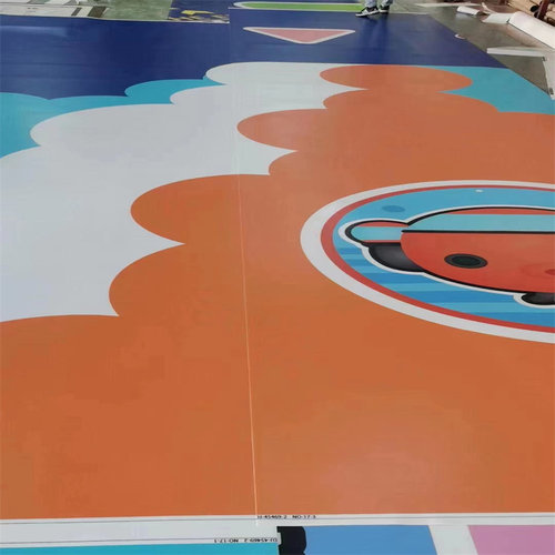 上海铺装3D立体PVC地板胶商业楼动物园艺术展馆0甲醛无害环保美观