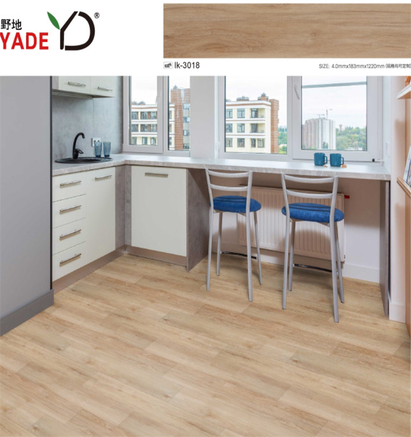 pvc卡扣式地胶宾馆酒店办公室spc石塑锁扣木纹石纹锁扣加厚地板胶