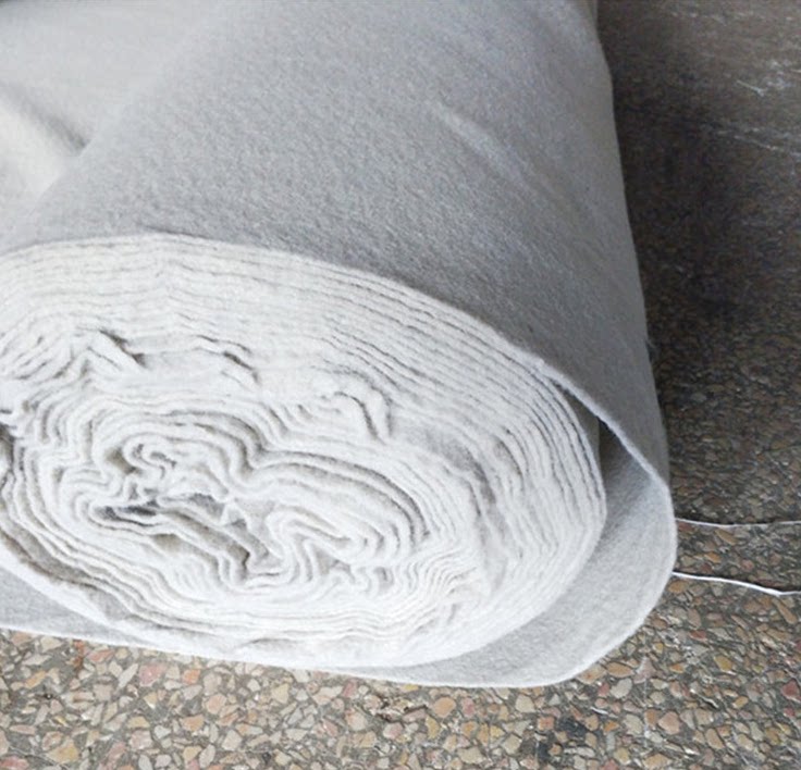 白色透水渗水土工布工程布保湿士工布无纺布公路养护反滤滤水种植