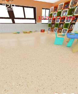 圣腾龙上海施工PVC塑胶地板胶 环保耐磨地垫医院家用商场办公地胶