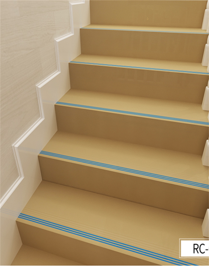 幼儿园楼梯防滑条色彩多选软防碰条台阶楼梯踏步可擦洗pvc实验室