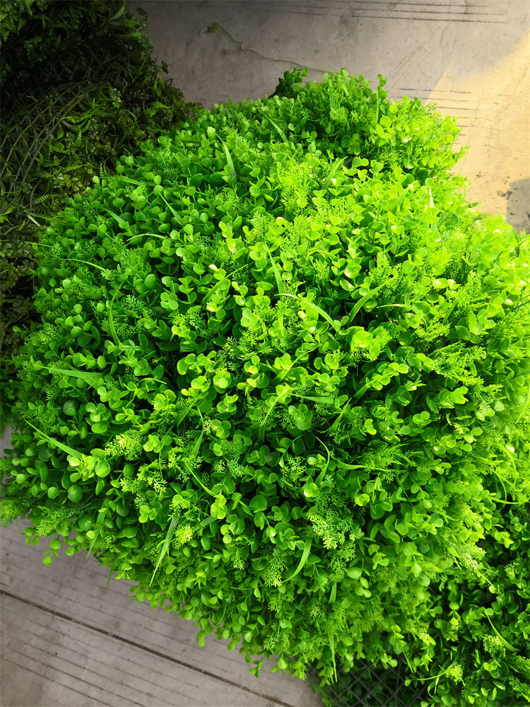 拍摄背景直播间墙体绿植装饰仿真绿植墙块状防水草坪上海安装现货