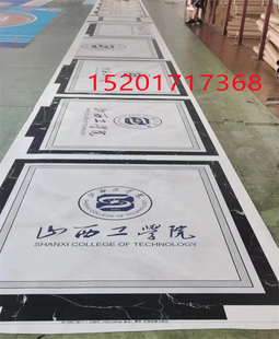 电梯垫子3D图案地胶大理石电梯轿厢垫客梯地垫入户门防滑耐磨水洗