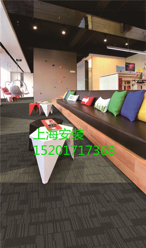 图书馆工作室设计间会所展厅拼接大于新德里系列方块地毯时尚条纹