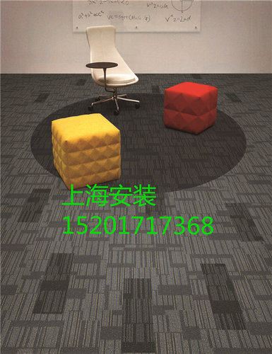 商用办公工作室商务楼阻燃地毯50*50cm大于新德里条纹方块地毯