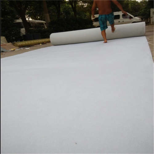 覆膜展览地毯婚庆开业庆典阻燃覆膜纯色地毯现货白色额紫色黄色