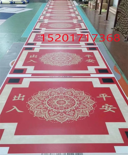 定制地胶电影院电梯轿厢大理石耐磨定制logoPVC地胶任意图案地板