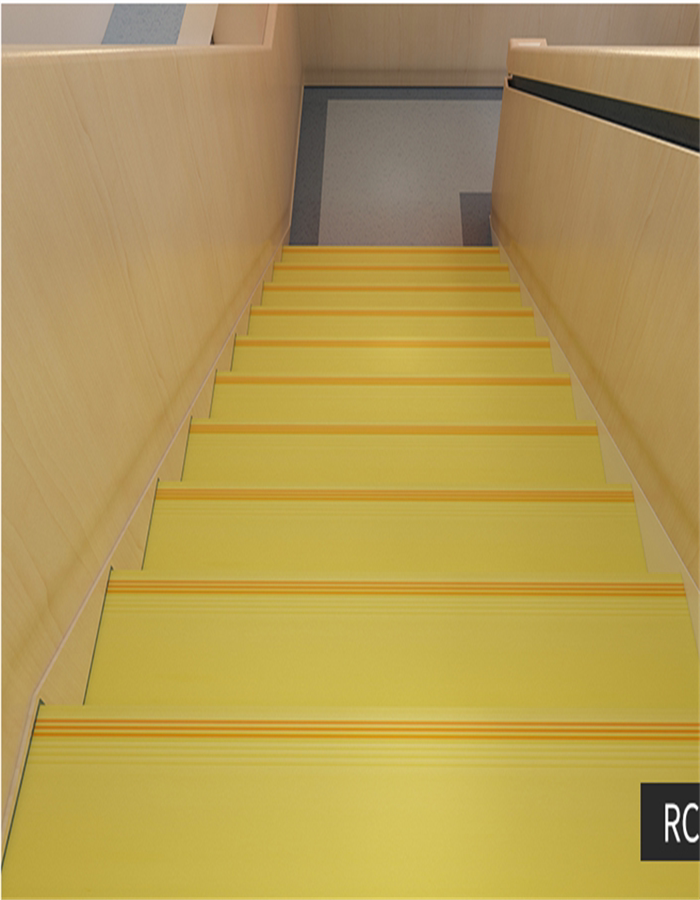 整体踏步幼儿园楼梯满铺塑胶踏步胶pvc楼梯踏步台阶娱乐场所防滑