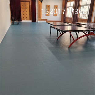 羽毛球场地胶垫匹克球馆运动地胶室内PVC塑胶地板专业气排球地垫