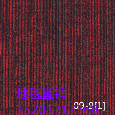 上海铺装商务办公楼工作室公寓阻燃地毯JNP09PVC尼龙巨东方块地毯