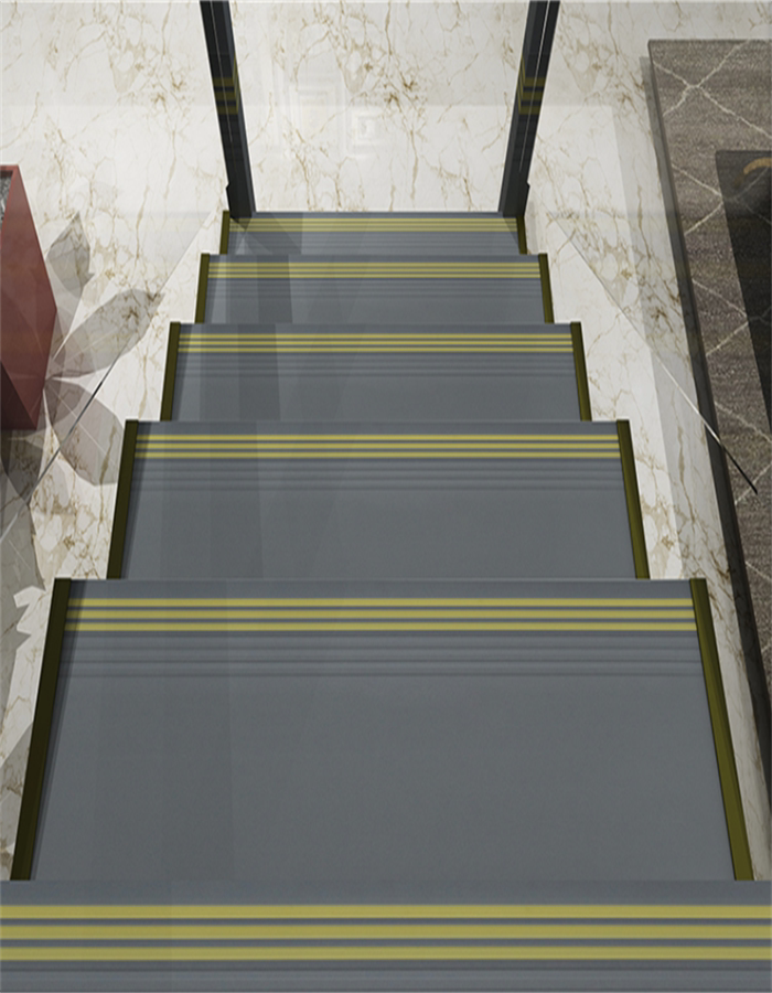 幼儿园楼梯防滑条pvc台阶踏步地板压条满铺工作室楼梯加厚简约.