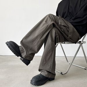 MA611-P57高街vibe多口袋工装裤男水洗纯棉工装裤图片