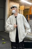 MA714-P55新款大牛津复合双层复古时尚休闲宽松纯色棒球服外套，男装夹克，星座1611A