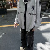 MA655-P68美式复古立领毛衣开衫外套百搭宽松双拉链针织衫，男装针织衫/毛衣，星座1611A